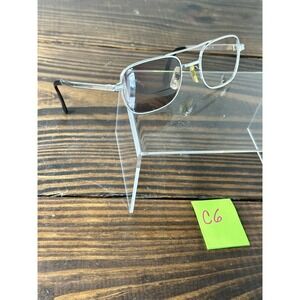 AO American Optical 5 3/4 Pilot Silver Square Sunglasses FRAMES ONLY